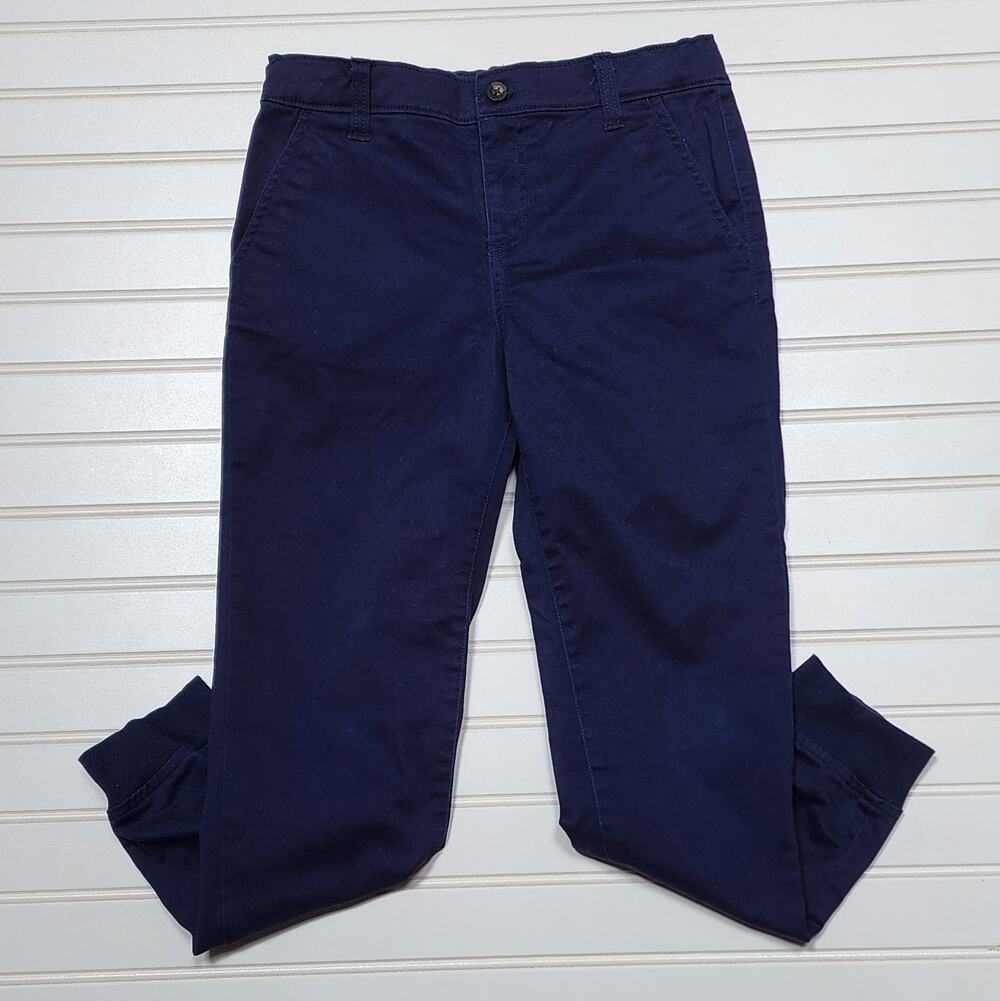 Janie and Jack Boys Navy Chino Jogger Pants Size 8